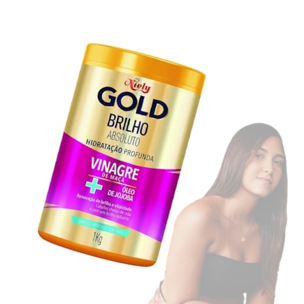 Máscara Capilar Niely Gold Brilho Absoluto  1kg