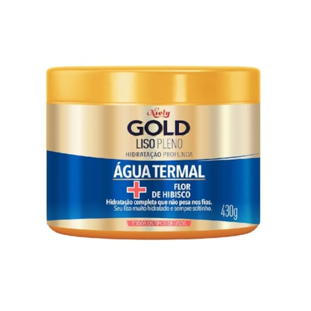 Máscara Capilar Niely Gold Liso Prolongado 430g