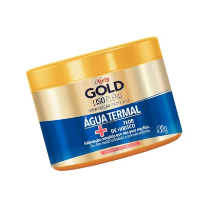 Máscara Capilar Niely Gold Liso Prolongado 430g