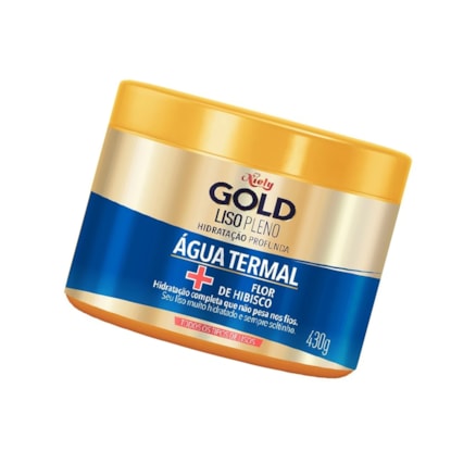 Máscara Capilar Niely Gold Liso Prolongado 430g