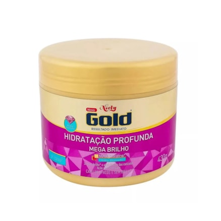 Máscara Capilar Niely Gold Mega Brilho 430g