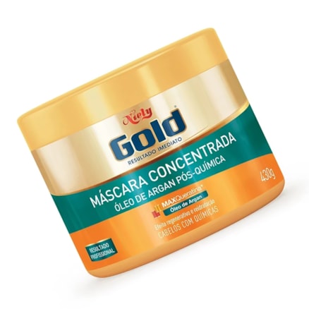 Máscara Capilar Niely Gold Óleo De Argan Pós Química 430g