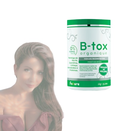 Máscara Capilar Reconstrutora Fattore Organique B-tox 1kg