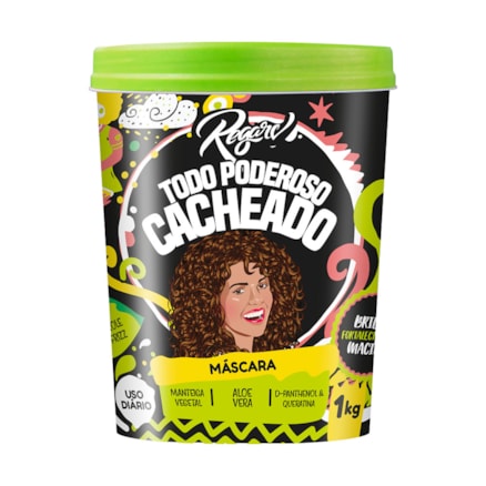 Máscara Capilar Regarv Todo Cacho Poderoso Cacheados 1kg