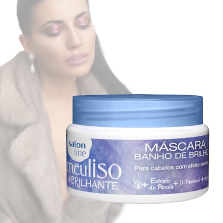 Máscara Capilar Salon Line Meu Liso Brilhante 300g