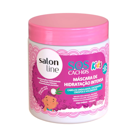 Máscara Capilar Salon Line Sos Kids 500g