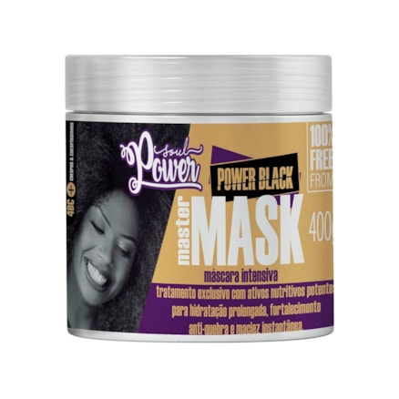 Máscara Capilar Soul Power Power Black Mc 400g
