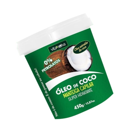 Máscara Capilar Vita Seiva Óleo De Coco 450g