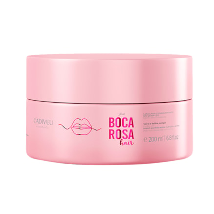 Máscara Condicionante Cadiveu Boca Rosa Hair Quartzo 200ml