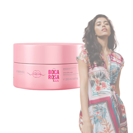 Máscara Condicionante Cadiveu Boca Rosa Hair Quartzo 200ml