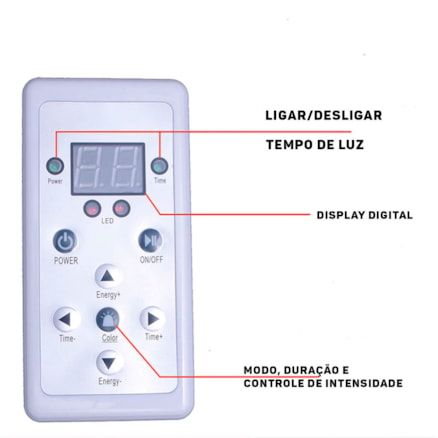 Máscara De Beleza Elétrica Led Limpeza De Pele Previne Acne