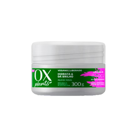 Máscara De Tratamento Ox Plants Hidrata E Dá Brilho 300g