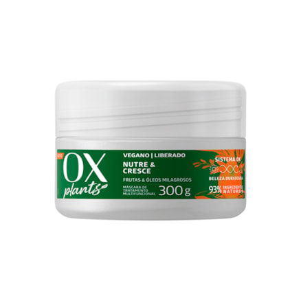 Máscara De Tratamento Ox Plants Nutre E Cresce 300g