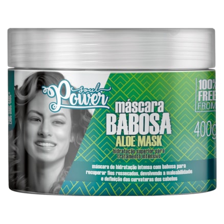 Máscara De Tratamento Soul Power Babosa Aloe Mask 400g