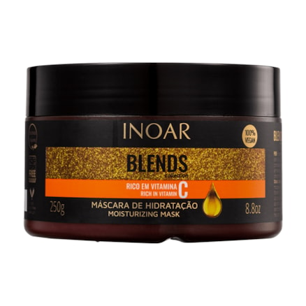 Máscara Hidratação Inoar Blends Vitamina C Combo Óleos 250g