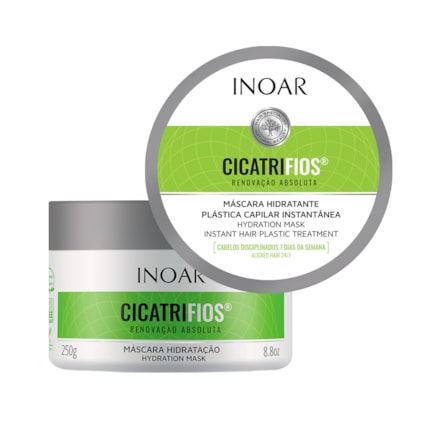 Máscara Hidratação Inoar Cicatrifios Renovação Absoluta 250g