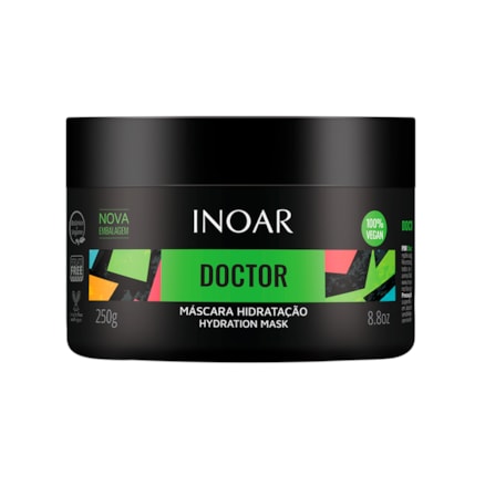 Máscara Hidratação Inoar Doctor Fórmula 100% Vegana 250g