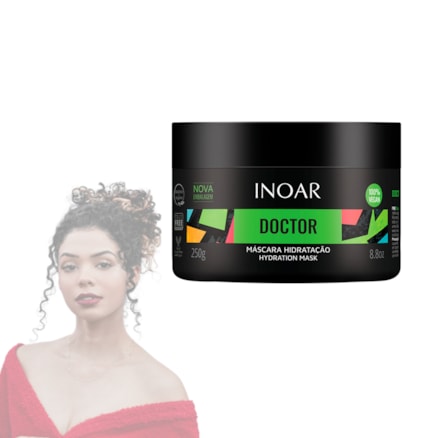 Máscara Hidratação Inoar Doctor Fórmula 100% Vegana 250g
