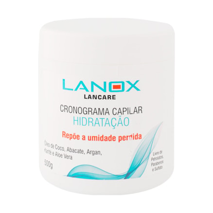 Máscara Hidratação Lanox Lancare Cronograma Capilar 500g