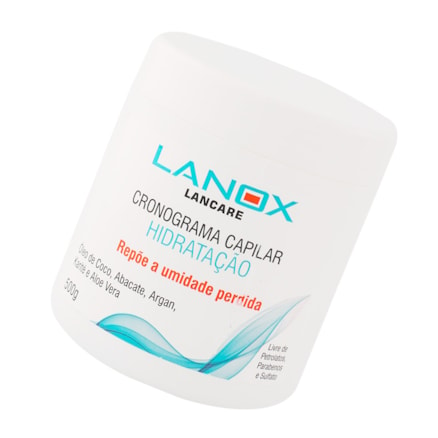 Máscara Hidratação Lanox Lancare Cronograma Capilar 500g