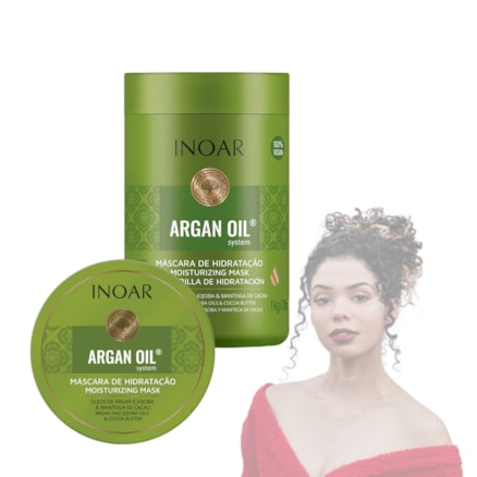 Máscara Hidratação Óleo Argan Inoar Argan Oil System 1kg