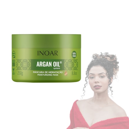 Máscara Hidratação Óleo Argan Inoar Argan Oil System 250g