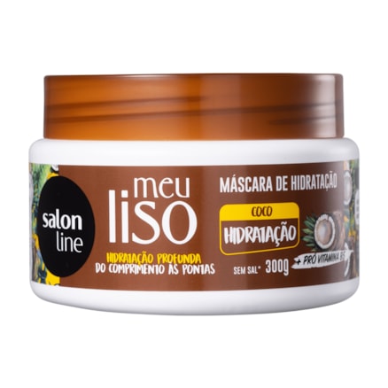 Máscara Hidratação Profunda Salon Line Meu Liso Coco 300g