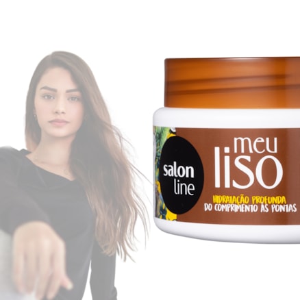 Máscara Hidratação Profunda Salon Line Meu Liso Coco 300g