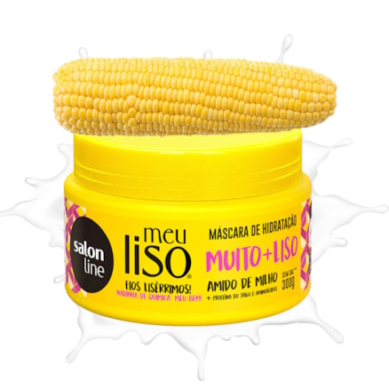 Máscara Hidratação Salon Line Meu Liso Amido Milho 300g