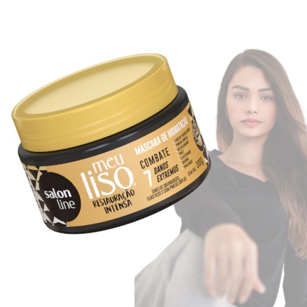 Máscara Hidratação Salon Line Meu Liso Restauração 300g