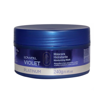 Máscara Hidratante Lowell Violet Platinum Louros 240g