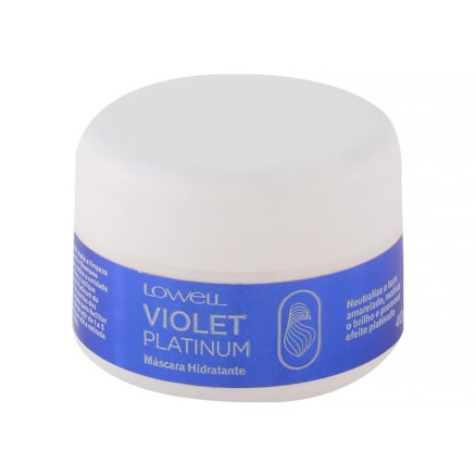 Máscara Hidratante Lowell Violet Platinum Louros 40g