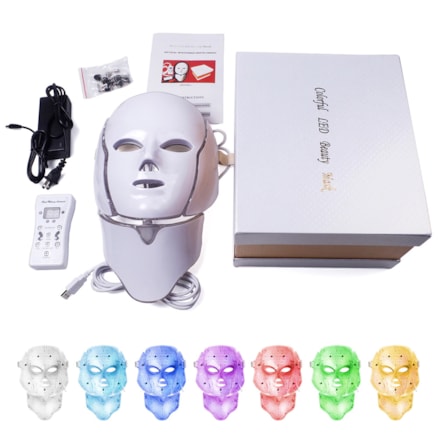Máscara Led 7 Color 60hz/50hz 20w Rosto/pescoço