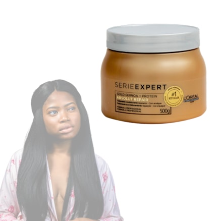 Máscara L'oréal Série Expert Gold Quinoa + Protein 500g