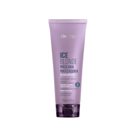 Máscara Matizadora Amend Ice Blonde Hidratação Brilho 250g