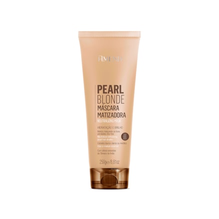 Máscara Matizadora Amend Pearl Blonde Hidratação Brilho 250g