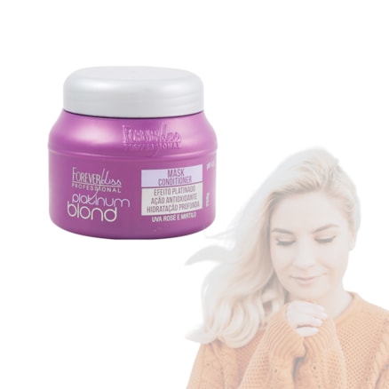 Máscara Matizadora Forever Liss Platinum Blond 250g