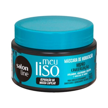 Máscara Meu Liso Salon Line Cauterização Recupera Fios 300g