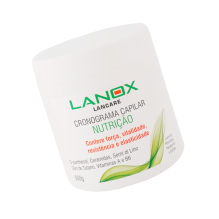 Máscara Nutrição Lanox Lancare Cronograma Capilar 500g