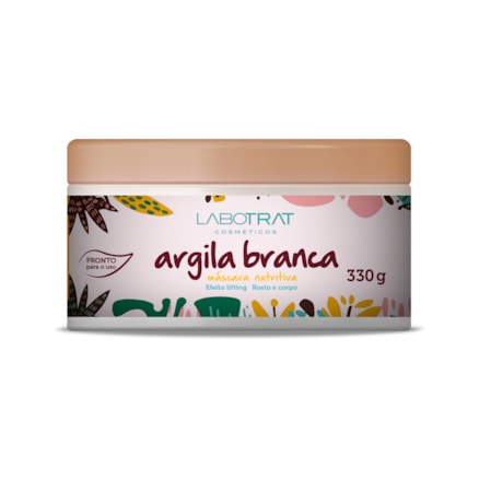 Máscara Nutritiva Com Argila Branca Labotrat 330g