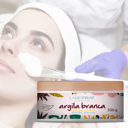 Máscara Nutritiva Com Argila Branca Labotrat 330g