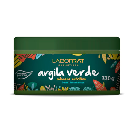 Máscara Nutritiva Com Argila Verde Labotrat 330g