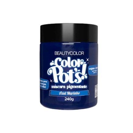 Máscara Pigmentante Matiz Color Azul Marinho 240g