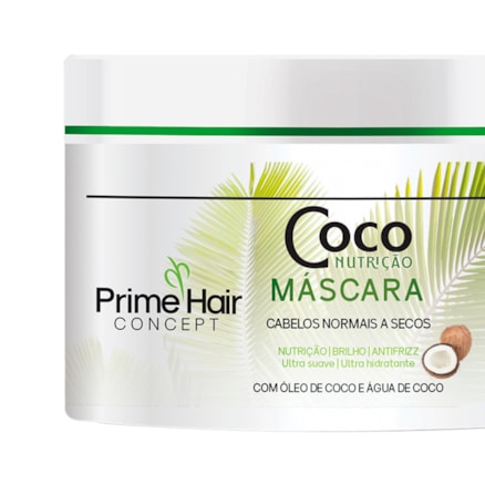 Máscara Prime Hair Coco Nutrição Reparação Óleo De Coco 300g