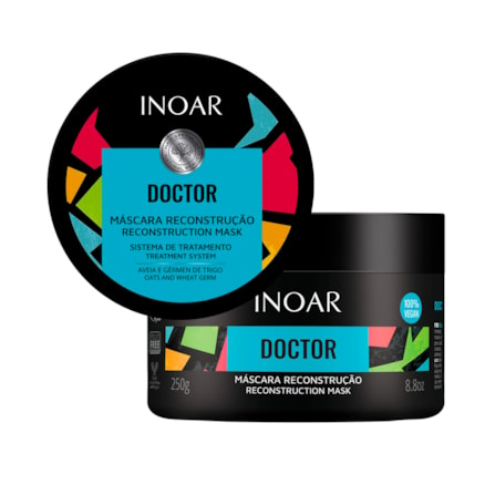 Máscara Reconstrução Inoar Doctor Fórmula 100% Vegana 250g