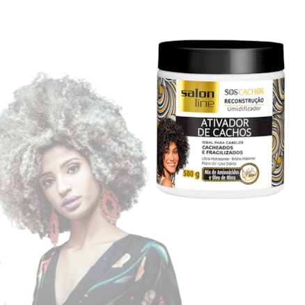 Máscara Reconstrução Salon Line Sos Cachos 500g
