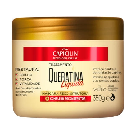 Máscara Reconstrutora Capicilin Queratina 350ml