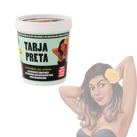 Máscara Restauradora Lola Tarja Preta Queratina Vegetal 230g