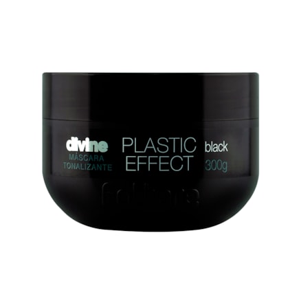 Máscara Tonalizante Divine Fattore Plastic Effect Black 300g