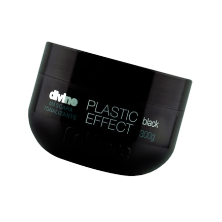 Máscara Tonalizante Divine Fattore Plastic Effect Black 300g